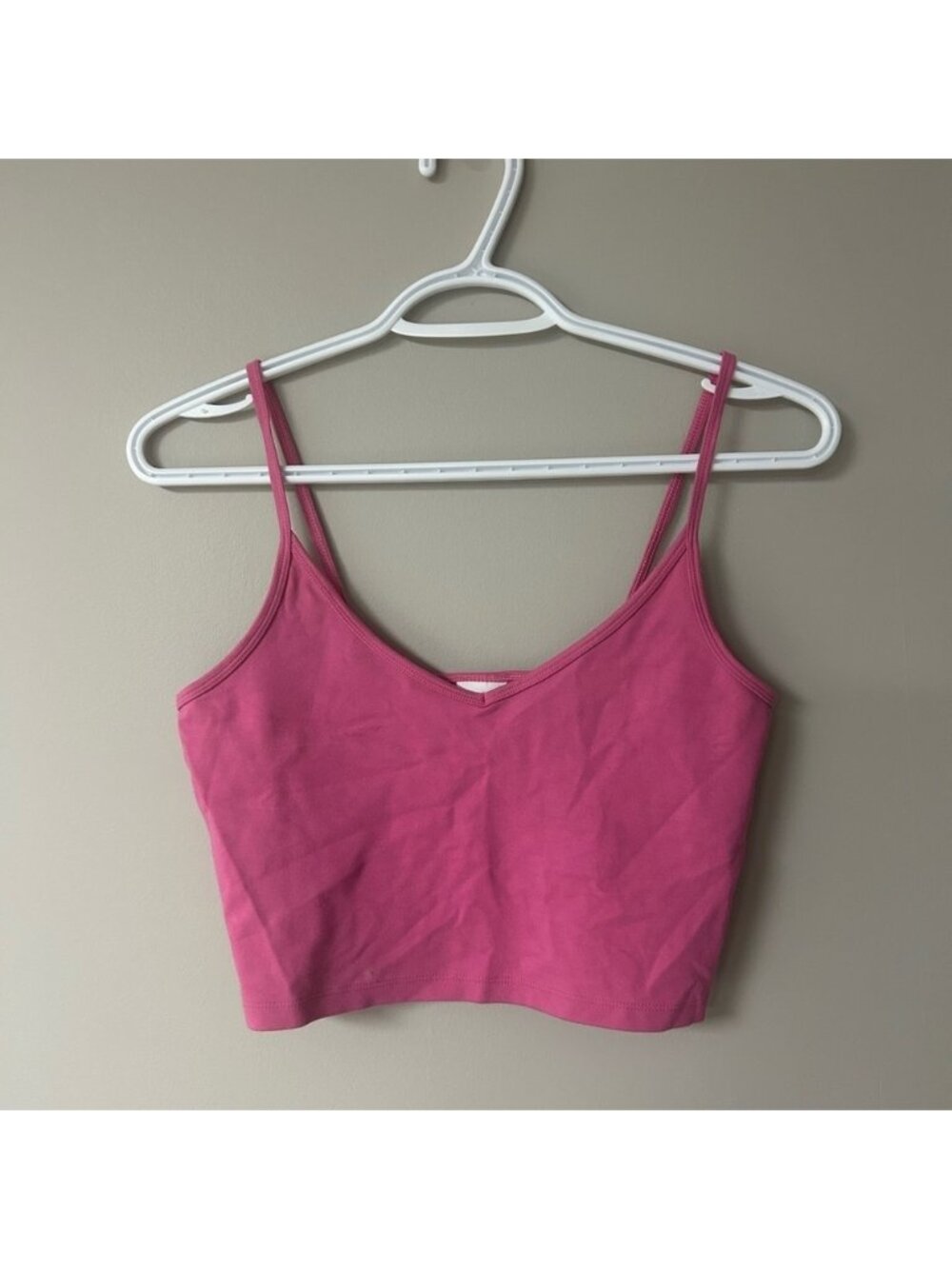 Sun•Deh Pink Cropped‎ Tank Top